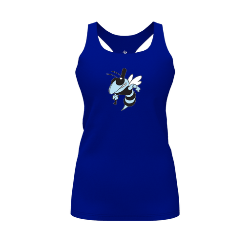 [FT0TRBRY-FYS-LOGO1] Decker Racerback Tank Top (Female Youth S, Royal, Logo 1)