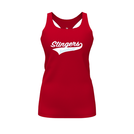 [CUS-DFW-RCBK-PER-RED-FYS-LOGO2] Racerback Tank Top (Female Youth S, Red, Logo 2)