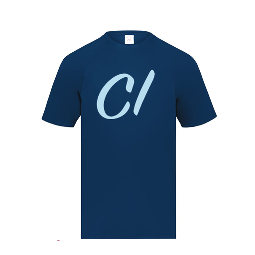 [2790.065.S-LOGO3] Men's Smooth Sport T-Shirt (Adult S, Navy, Logo 3)