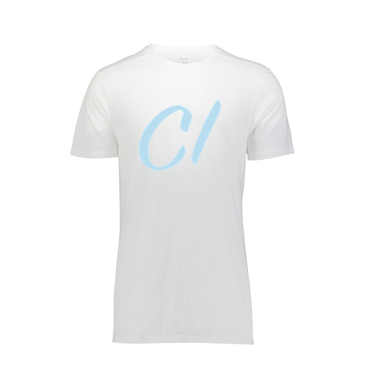 [FTSCUBWH-AS-LOGO3] Decker Men's Tri-Blend T-Shirt - Short Sleeve (Adult S, White, Logo 3)