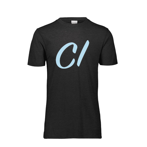 [FTSCUBBK-YS-LOGO3] Decker Youth Tri-Blend T-Shirt - Short Sleeve (Youth S, Black, Logo 3)