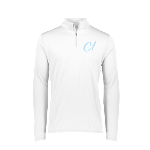 [FTLQFLWH-FAXS-LOGO3] Decker Women's Flex-Lite 1/4 Zip Shirt (Female Adult XS, White, Logo 3)