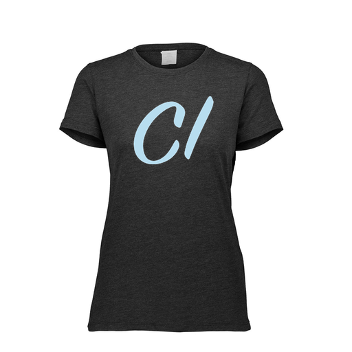 [FTSCUBBK-FAXS-LOGO3] Decker Women's Tri-Blend T-Shirt - Short Sleeve (Female Adult XS, Black, Logo 3)