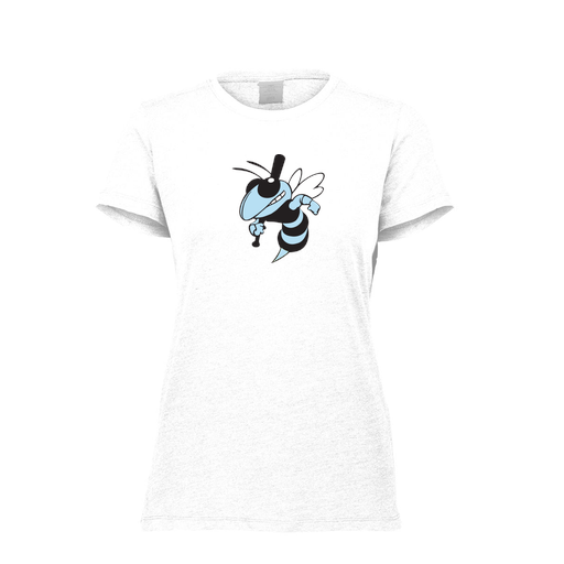 [FTSCUBWH-FAXS-LOGO1] Decker Women's Tri-Blend T-Shirt - Short Sleeve (Female Adult XS, White, Logo 1)