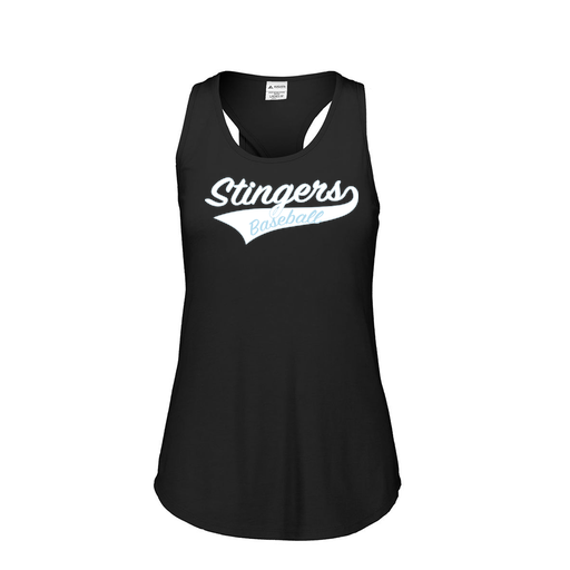 [3078.K94.S-LOGO2] Ladies Tri Blend Tank Top (Female Adult S, Black, Logo 2)