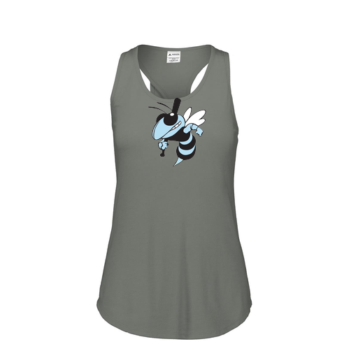 [3078.013.S-LOGO1] Ladies Tri Blend Tank Top (Female Adult S, Gray, Logo 1)
