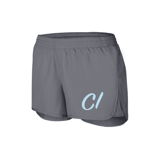 [2430.059.XS-LOGO3] Women's Performance Shorts (Female Adult XS, grey, Logo 3)