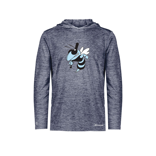 [CUS-DFW-CHGHOOD-PER-LSL-NVY-AS-LOGO1] Men's Charge Hoodie (Adult S, Navy, Logo 1)