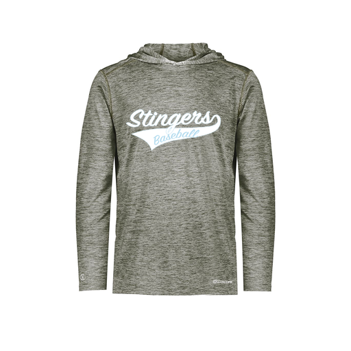 [FOLHCGGY-AS-LOGO2] Men's Charge Hoodie (Adult S, Gray, Logo 2)