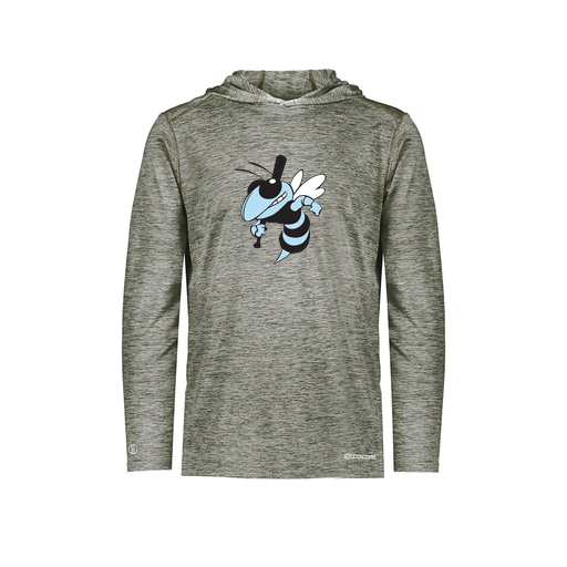 [FOLHCGGY-YS-LOGO1] Decker Youth Charge Hoodie (Youth S, Gray, Logo 1)