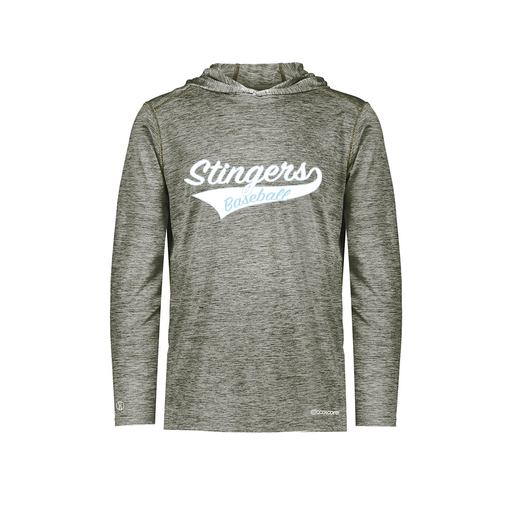 [FOLHCGGY-YS-LOGO2] Decker Youth Charge Hoodie (Youth S, Gray, Logo 2)