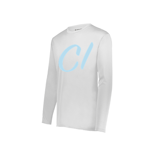 [222822.005.XS-LOGO3] Men's LS Smooth Sport Shirt (Adult XS, White, Logo 3)