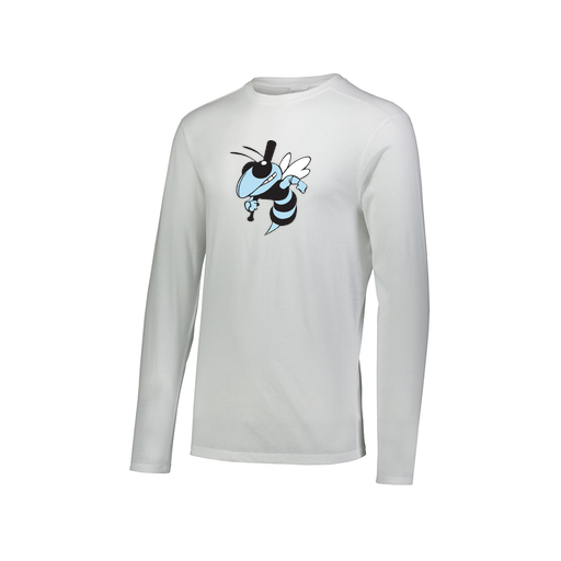 [3075.005.XS-LOGO1] Men's LS Ultra-blend T-Shirt (Adult XS, White, Logo 1)