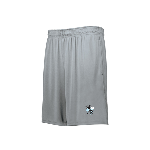 [229511.099.XS-LOGO1] Decker Men's Swift Short (Adult XS, Silver, Logo 1)
