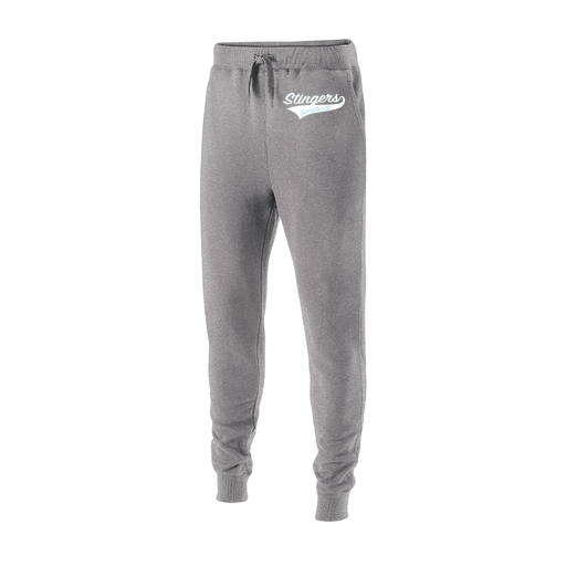 [229548.017.XS-LOGO2] Men's 60/40 Fleece Jogger (Adult XS, Silver, Logo 2)