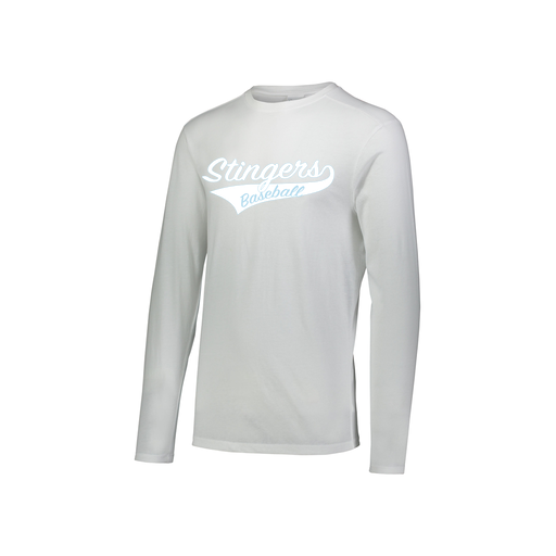 [FTLCUBWH-YS-LOGO2] Youth LS Ultra-blend T-Shirt (Youth S, White, Logo 2)