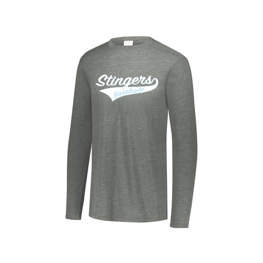 [3076.013.S-LOGO2] Youth LS Ultra-blend T-Shirt (Youth S, Gray, Logo 2)