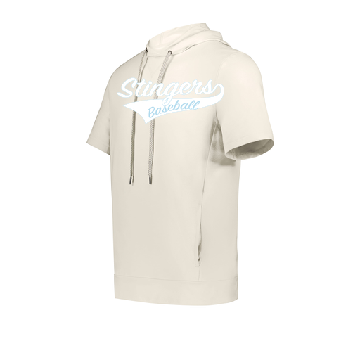 [222605-WHT-YS-LOGO2] YOUTH VENTURA SOFT KNIT SHORT SLEEVE HOODIE (Youth S, White, Logo 2)