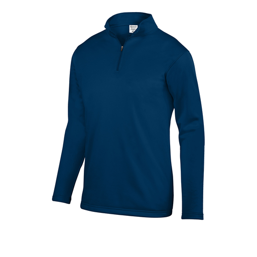 [DFW-FFQZ-NVY-AS-LOGO4] Men's FlexFleece 1/4 Zip (Adult S, Navy, Logo 4)